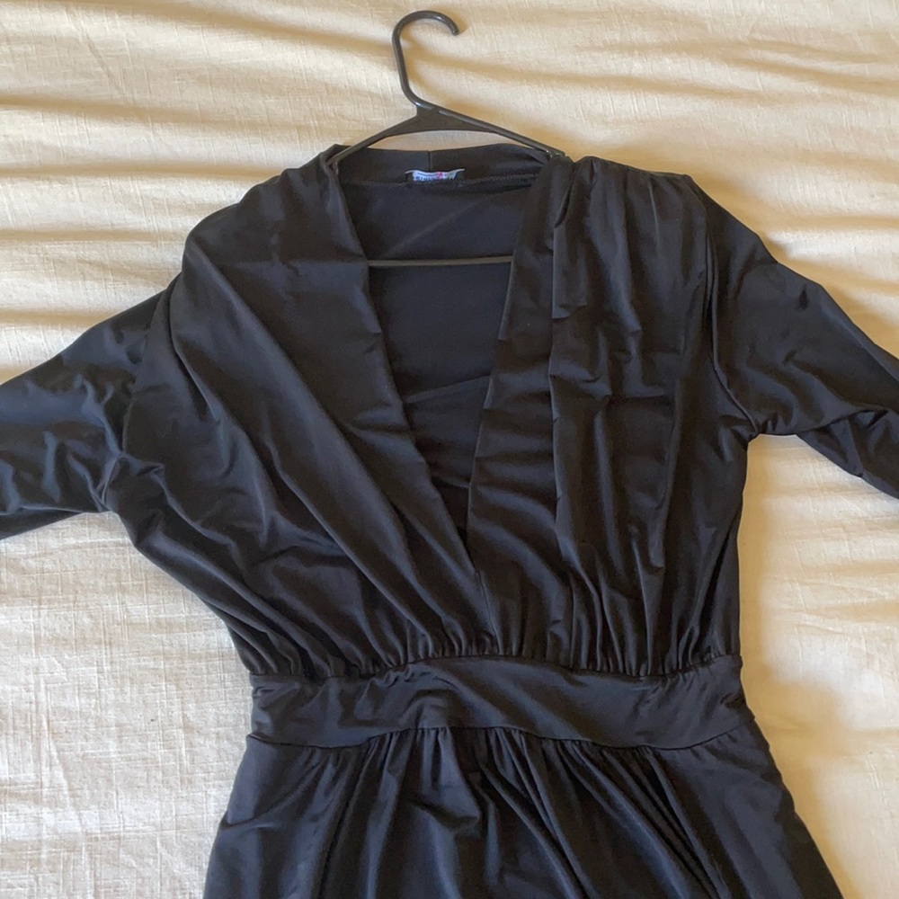 Black long sleeve dress